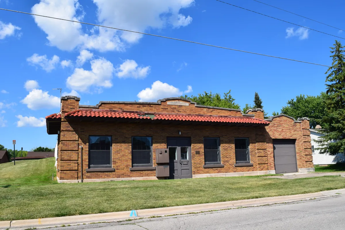 The historic Allouez Pump House in Allouez, WI